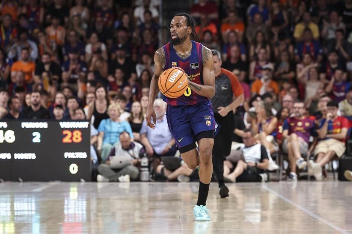 Archivo - Kevin Punter durante un partido del Barça