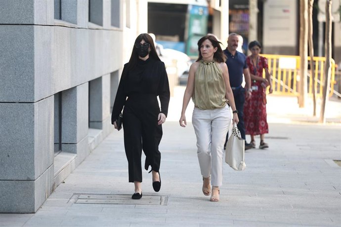 Archivo - La expareja de José Luis Ábalos, Jéssica Rodríguez, a su llegada a la Audiencia Nacional para declarar como investigado en el ‘caso koldo’, a 20 de julio de 2026, en Madrid (España).