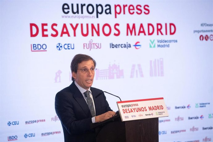 El alcalde de Madrid, José Luis Martínez-Almeida