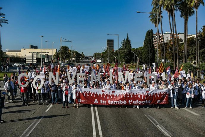 Huelga de médicos de Barcelona este miércoles