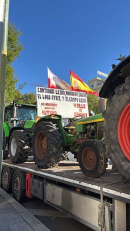 El sector primario cántabro se desplaza a la manifestación en Madrid