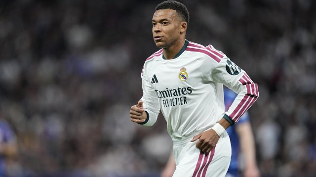 Kylian Mbappé, en un partido del Real Madrid en la Champions 2026-27.