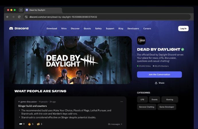 Servidor detectável do Discord