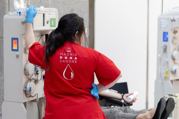 Archivo - Archivo.- Donación de sangre