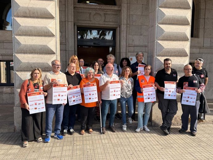 Sindicatos de Baleares defienden su unidad y llaman a movilizarse en la huelga general del próximo 11 de noviembre