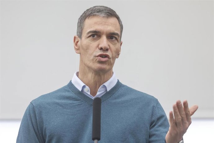 El presidente del Gobierno, Pedro Sánchez