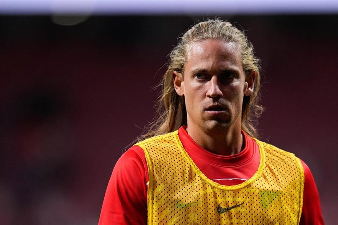 Marcos Llorente, en un partido con el Atlético de Madrid.