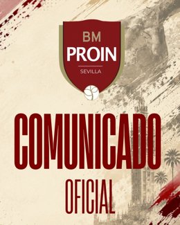 Comunicado oficial del Cajasol Sevilla BN Proin.