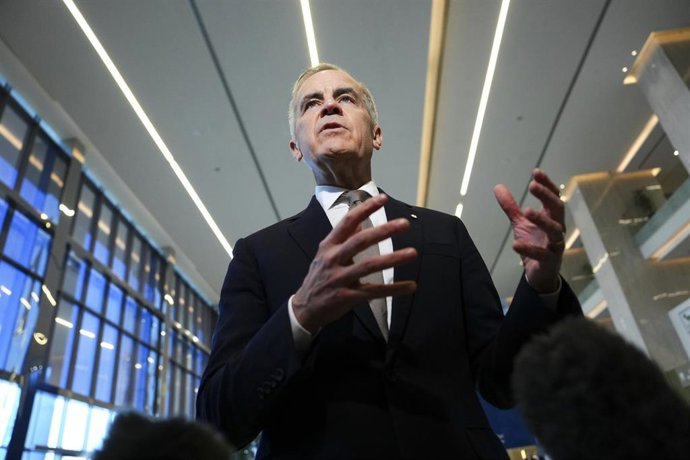 Archivo - El primer ministro canadiense, Mark Carney, durante el viaje que le llevó a Emiratos Árabes Unidos en noviembre del año pasado. 