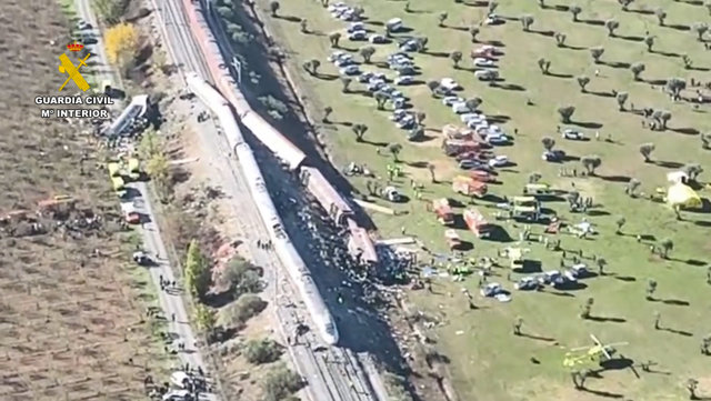 El accidente entre un AVE y un tren Iryo en Urda (Toledo) deja al menos 30 falle