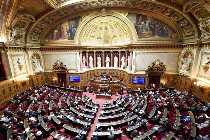Archivo - Vista general del Senado de Francia