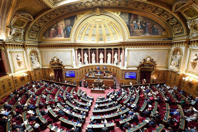 Archivo - Arquivo - Vista geral do Senado da França