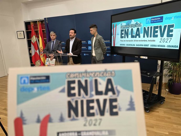 Presentación de una nueva edición del programa 'Convivencia en la nieve'.