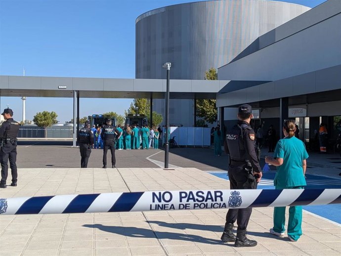 Llegan los primeros afectados al Hospital de Toledo