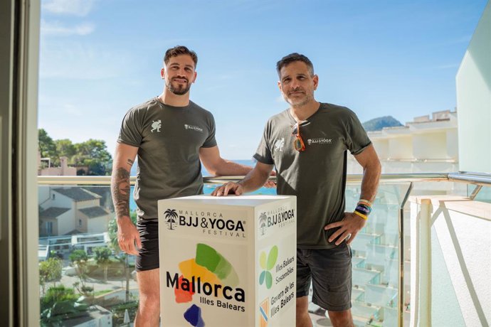 Enzo Ciarniello y Joe Notebaert en la presentación del festival