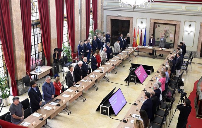 El Consejo Social de la Ciudad de Murcia guarda un minuto de silencio