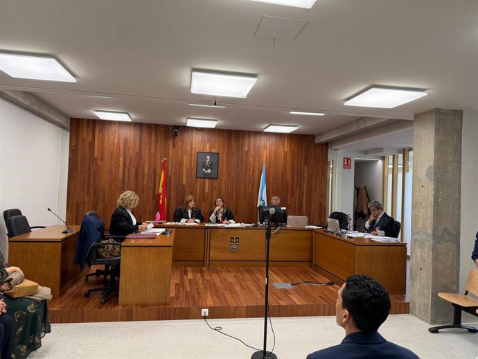 Imaxe do acusado durante o xuízo.