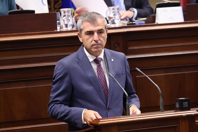 El vicepresidente de Canarias, Manuel Domínguez, en la inauguración de la asamblea de Eurolat
