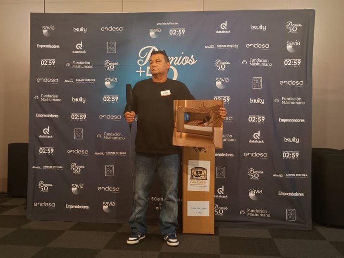 Uno de los participantes de los Premios +50Emprende