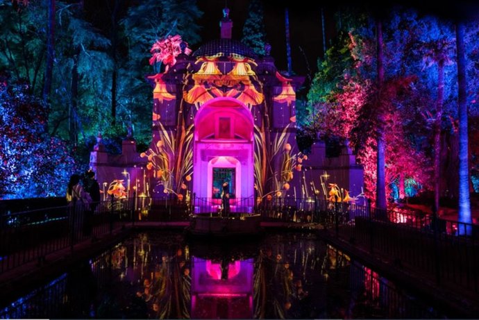 Archivo - Espectáculo de Naturaleza Encendida en el Alcázar en foto de archivo