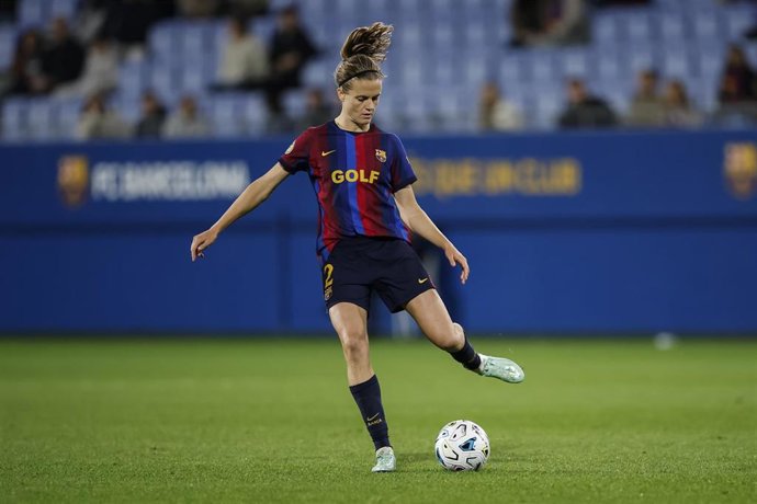 Irene Paredes en un partido con el Barça Femení en octubre de 2026