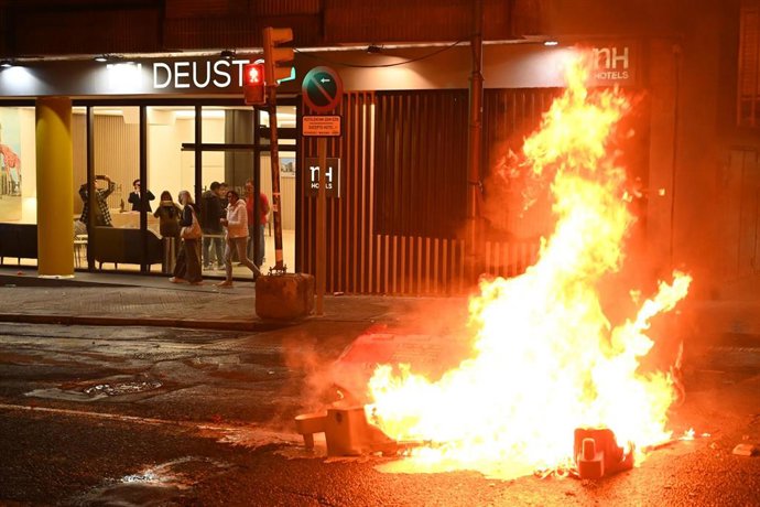 Incidentes del lunes en Bilbao