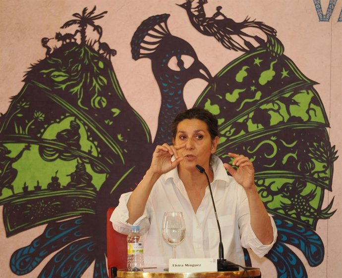 Archivo - La actriz vallisoletana Elvira Mínguez.