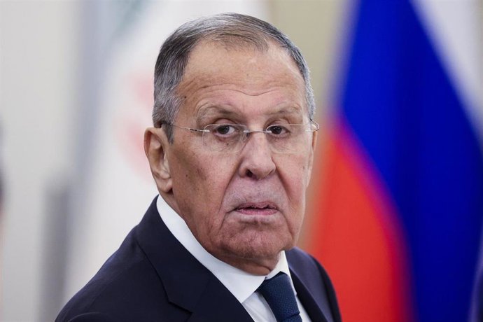 El ministro de Exteriores ruso, Sergei Lavrov, en Kremlin. 