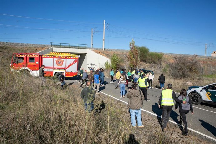 Accidente de ferrocarril en Urda (Toledo).