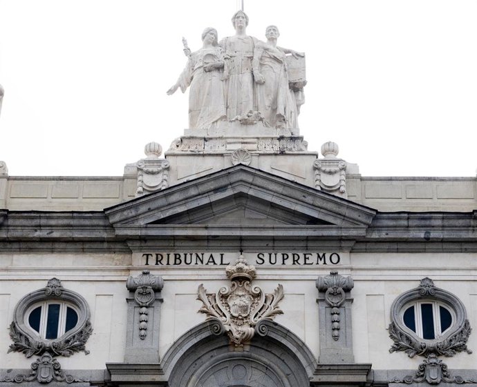 Fachada del Tribunal Supremo, a 6 de octubre de 2026, en Madrid (España).