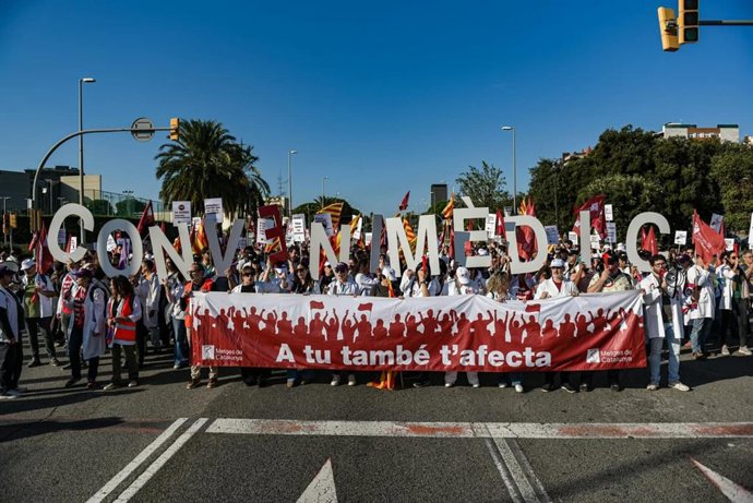 Vaga de metges a Barcelona aquest dimecres
