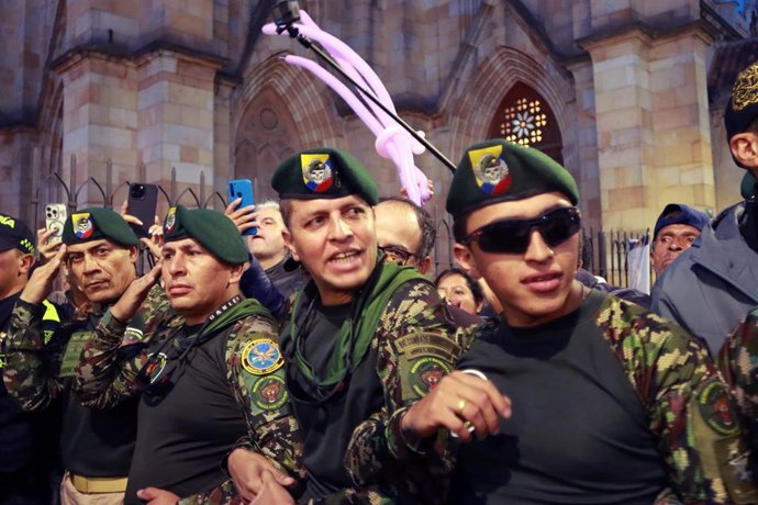 Archivo - Imagen de archivo de militares colombianos 