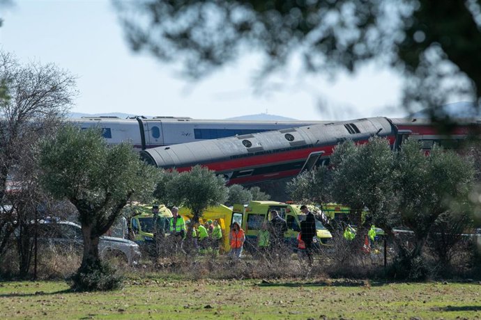 Zona del accidente en Urda (Toledo)