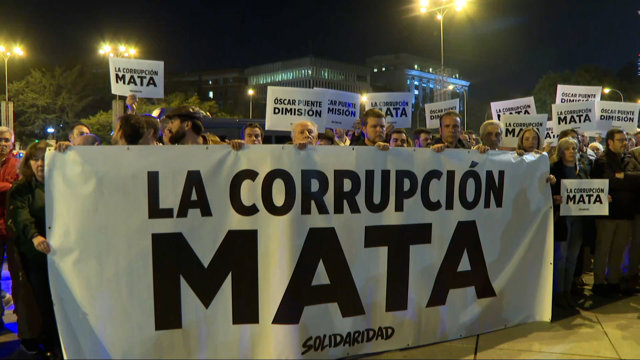 Sindicato Solidaridad se concentra en Cibeles para pedir la dimisión del Gobiern
