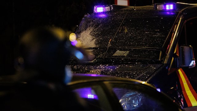 Archivo - Un furgón de la Policía Nacional.