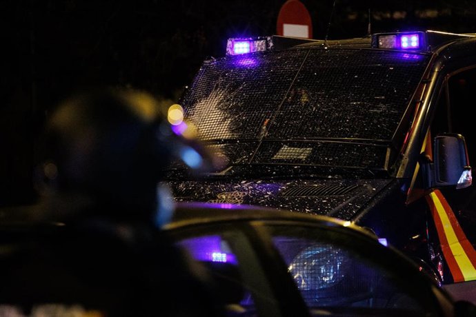 Archivo - Un furgón de la Policía Nacional. 
