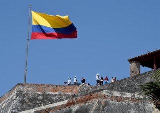 Archivo - Bandera de Colombia.
