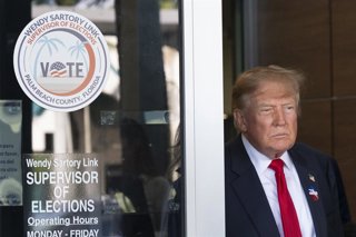 Arxiu - El president dels Estats Units, Donald Trump