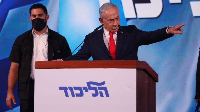 El líder del partido Likud y primer ministro de Israel, Benjamin Netanyahu