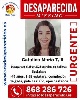 Buscan a una mujer desaparecida en Palma desde el pasado domingo