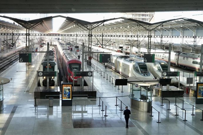 El servicio de alta velocidad en la estación de Málaga, María Zambrano