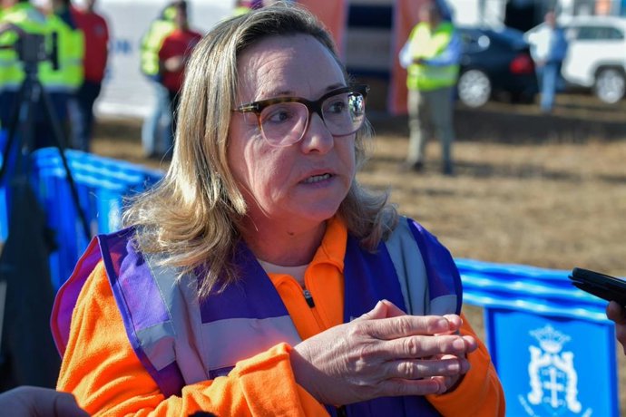 Teresa Marín, psicóloga desplaza al accidente ferroviario de Urda.