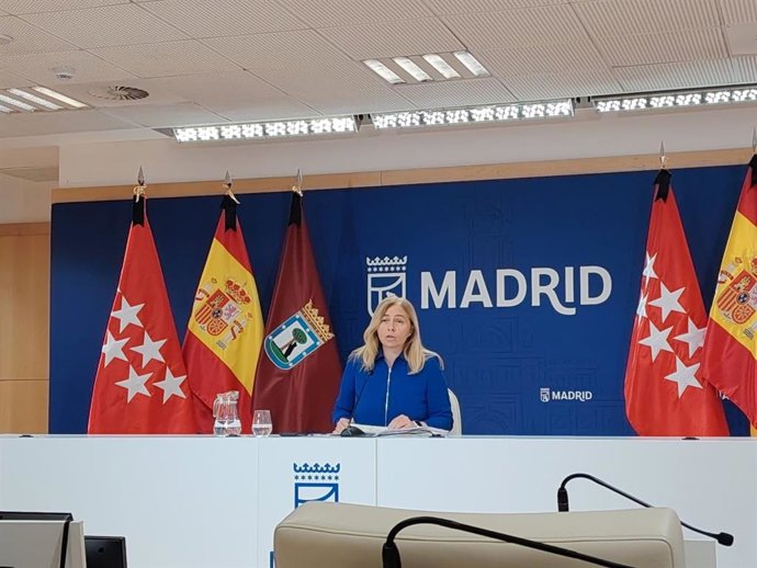 La portavoz municipal, Inma Sanz, en rueda de prensa