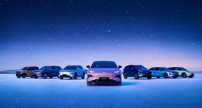 Gama de vehículos de Geely Auto