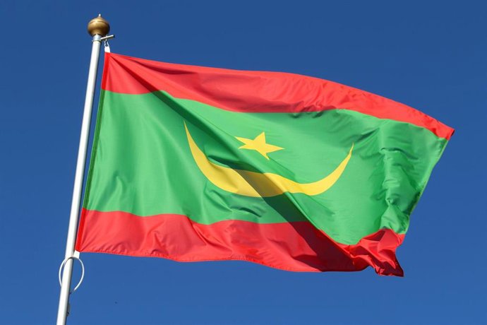 Archivo - Bandera de Mauritania