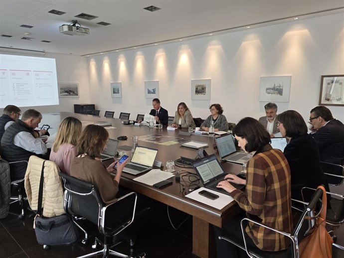 Consejo de Administración de la Autoridad Portuaria de Gijón, celebrado esta tarde.