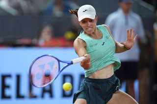 Archivo - Kaitlin Quevedo of Spain plays against Venus Williams of USA during the Mutua Madrid Open 2026, ATP Masters 1000 and WTA 1000, at La Caja Magica on April 21, 2026 in Madrid, Spain.