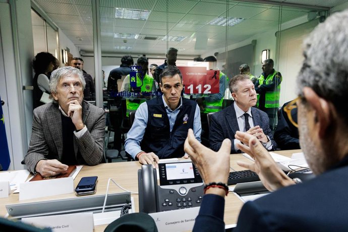 Pedro Sánchez al costat de Fernando Grande-Marlaska