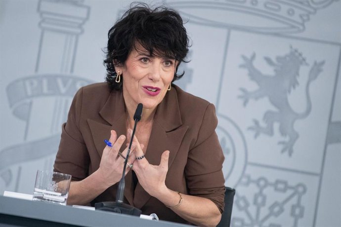 La ministra de Inclusión, Seguridad Social y Migraciones y portavoz del Gobierno, Elma Saiz