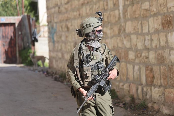 Un militar del Ejército de Israel en Hebrón, Cisjordania (archivo)